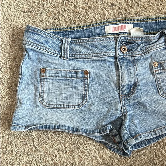 Y2K Vintage Micro BONGO Jean Shorts - Picture 5 of 10